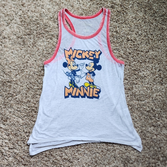 Vintage Disney Minne and Mickey Mouse Womens Tank Top Retro Sz MEDIUM - Picture 1 of 9